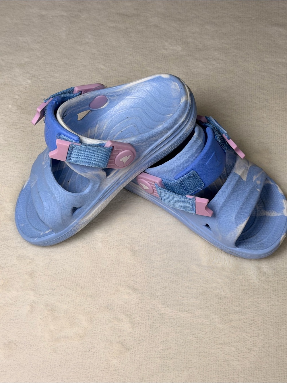 Ozark Trail Toddler Blue Pink Water Sandals Size 7